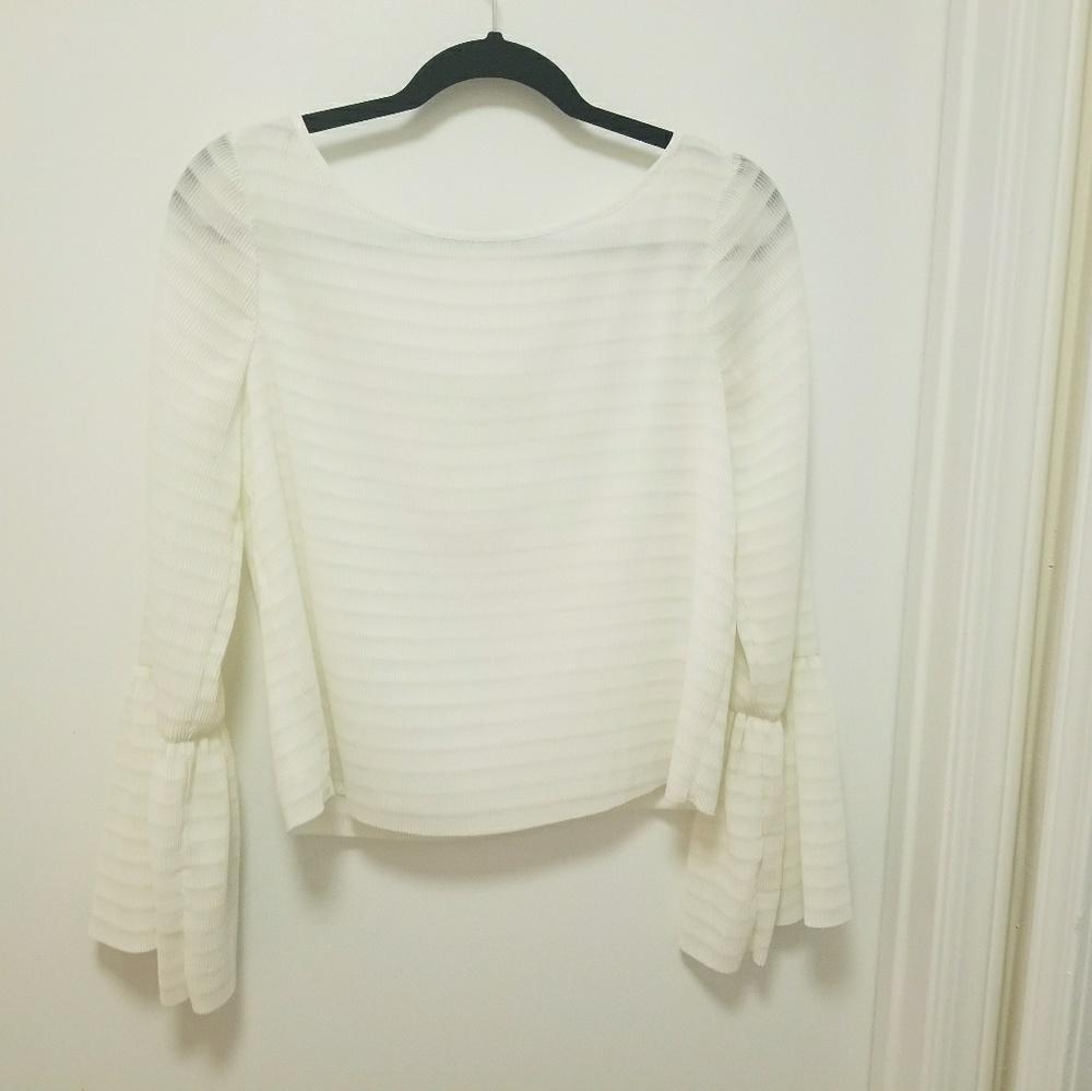 CLUB MONACO WHITE BLOUSE. BRAND NEW, SIZE S/P - Picture 3 of 8